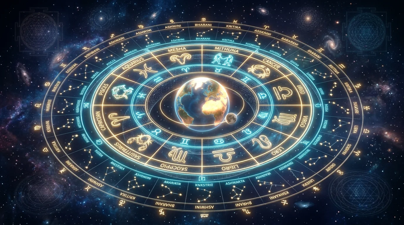 Cosmic Vedic Kundli Universe